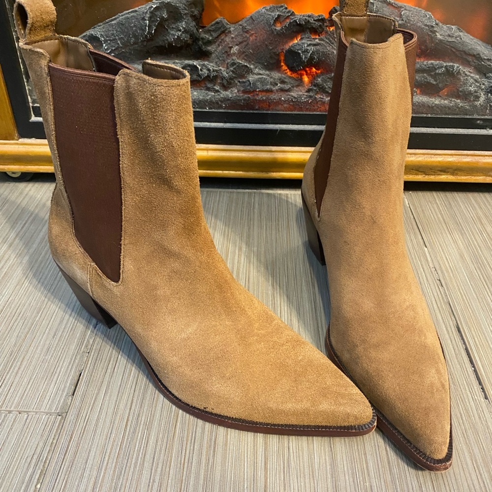 Dolce Vita Tan Ankle Boots
